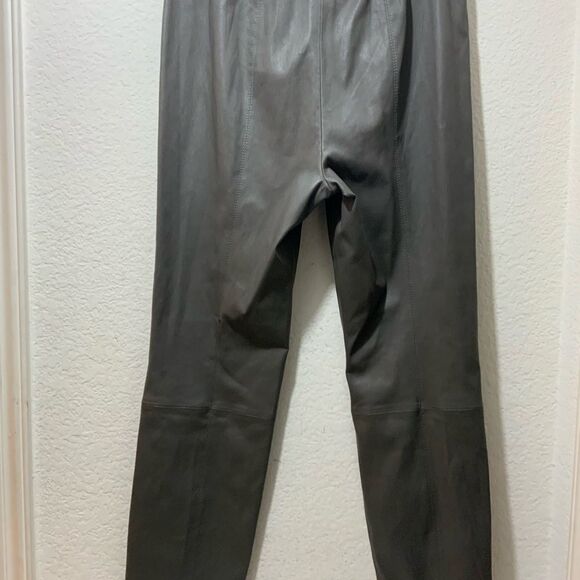 New with tags LAFAYETTE 148 NEW YORK Murray Skinny Leather Pants - Deep Rock - Picture 10 of 12